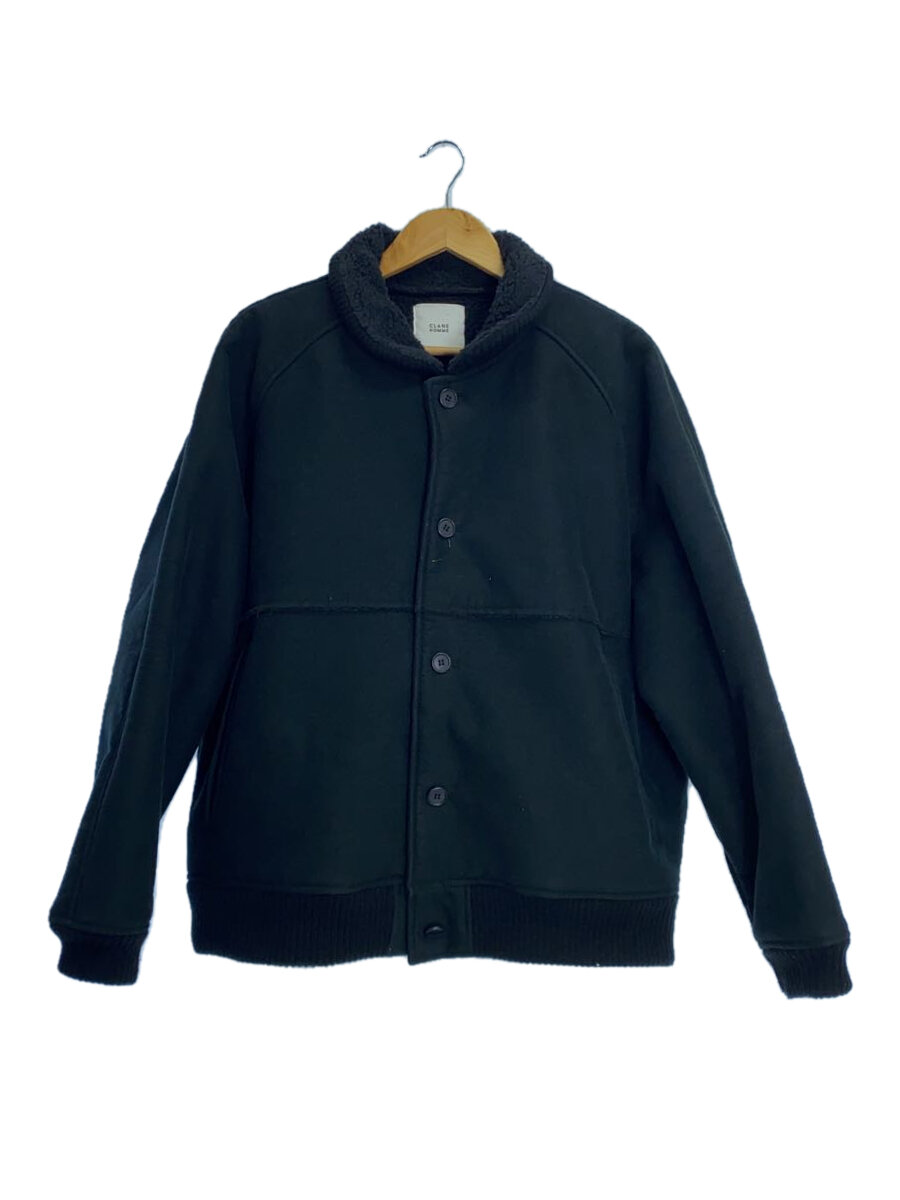 【中古】CLANE HOMME◆ジャケット/1/コットン/BLK/21103-0341【メンズウェア】