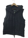 【中古】77circa◆ベスト/M/ナイロン/BLK【レディースウェア】