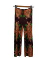 【中古】Jean Paul GAULTIER FEMME◆ボトム/42/レーヨン/マルチカラー/総柄【レディースウェア】