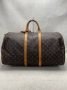 【中古】LOUIS VUITTON◆キーポル55_モノグラム・キャンバス_BRW/PVC/BRW【バッグ】