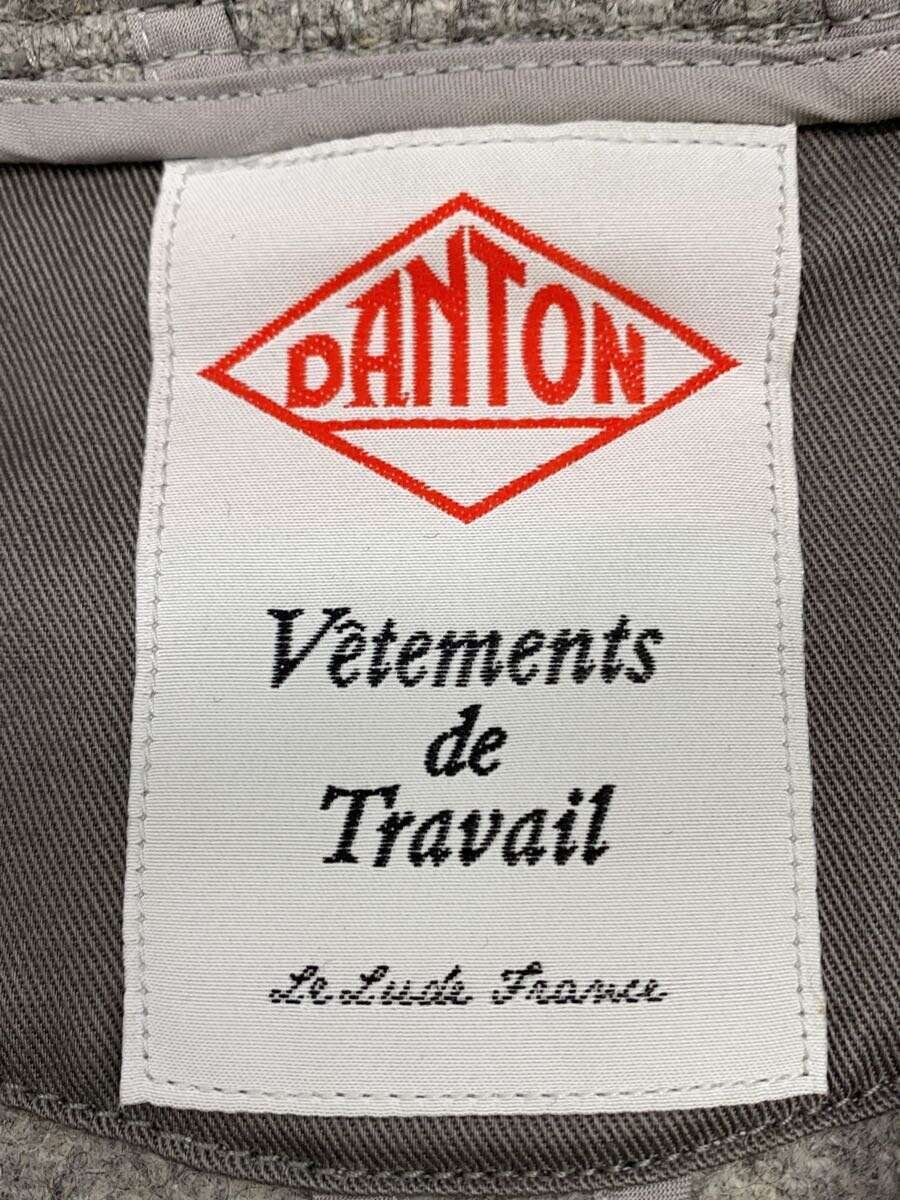 【中古】DANTON◆ジャケット/38/ウール/GRY/19A-SL-001【メンズウェア】