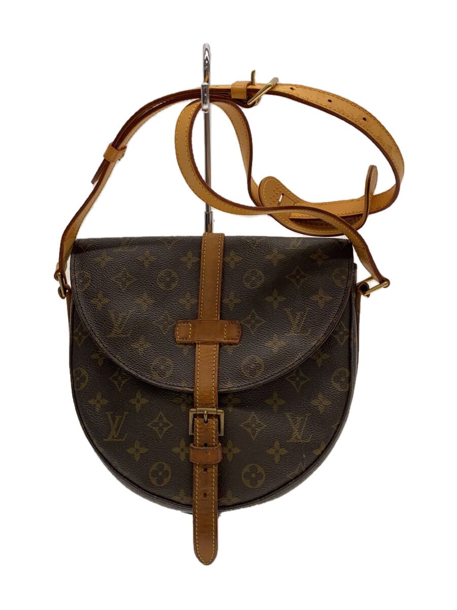 LOUIS VUITTON - 【中古】LOUIS VUITTON◆シャンティMM_モノグラム・キャンバス_BRW/PVC/ブラウン/ショルダー/M51233【バッグ】