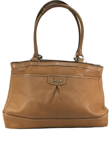 【中古】COACH◆ハンドバッグ_オールレザー/レザー/GRN/無地【バッグ】 【中古】COACH◆ハンドバッグ_オールレザー/レザー/GRN/無地【バッグ】