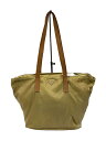 【中古】PRADA◆テスート/トートバッグ/ナイロン/BEG【バッグ】