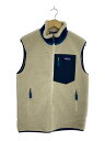 【中古】patagonia◆Classic Retro X Vest/フリースベスト/M/ポリエステル/BEG/STY23048FA20【メンズウェア】