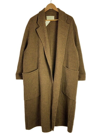 【中古】TODAYFUL◆Over Check Coat/チェスターコート/36/ウール/BRW/千鳥格子/12020014【レディースウェア】 【中古】TODAYFUL◆Over Check Coat/チェスターコート/36/ウール/BRW/千鳥格子/12020014【レディースウェア】