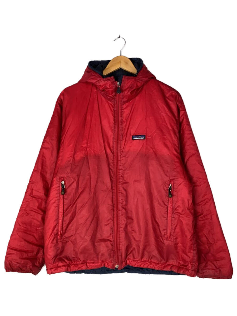 【中古】patagonia◆パフボールセーター/中綿ジャケット/S/ポリエステル/レッド/83970FA【メンズウェア】