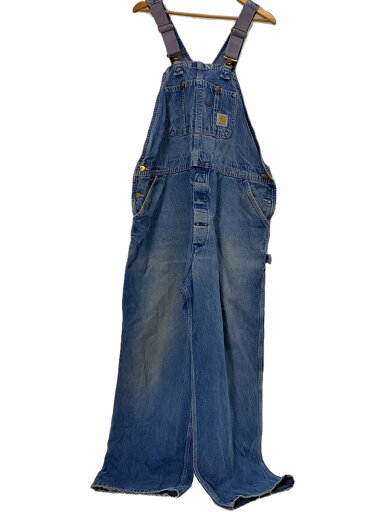 【中古】Carhartt◆DENIM BIB OVERALL/USA製/オーバーオール/40/コットン/IDG/R08//【メンズウェア】 【中古】Carhartt◆DENIM BIB OVERALL/USA製/オーバーオール/40/コットン/IDG/R08//【メンズウェア】