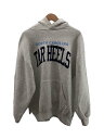 【中古】RUSSELL ATHLETIC◆90s/USA製/パーカー/XL/コットン/GRY/NORTH CAROLINA TAR HEELS【メンズウェア】