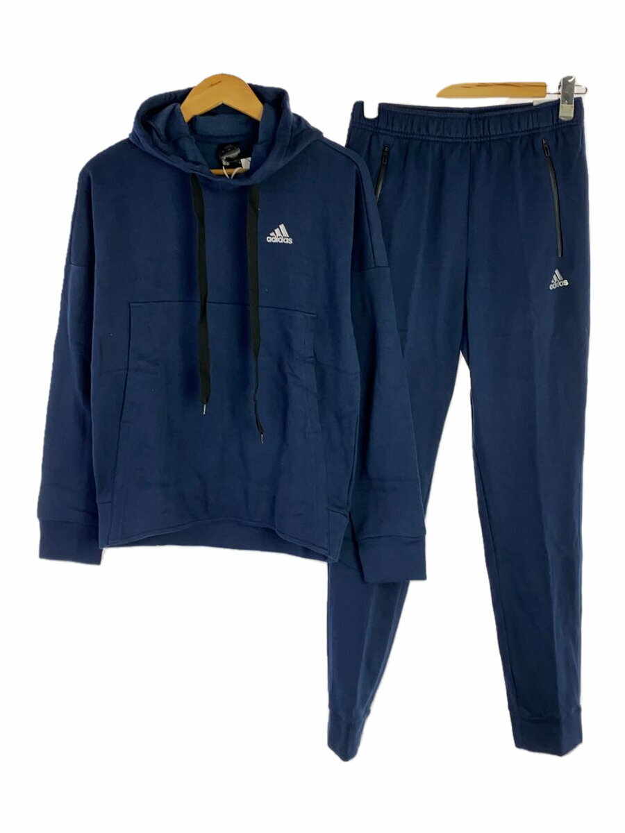 【中古】adidas◆セットアップ/M/コットン/BLU/AY2993【メンズウェア】