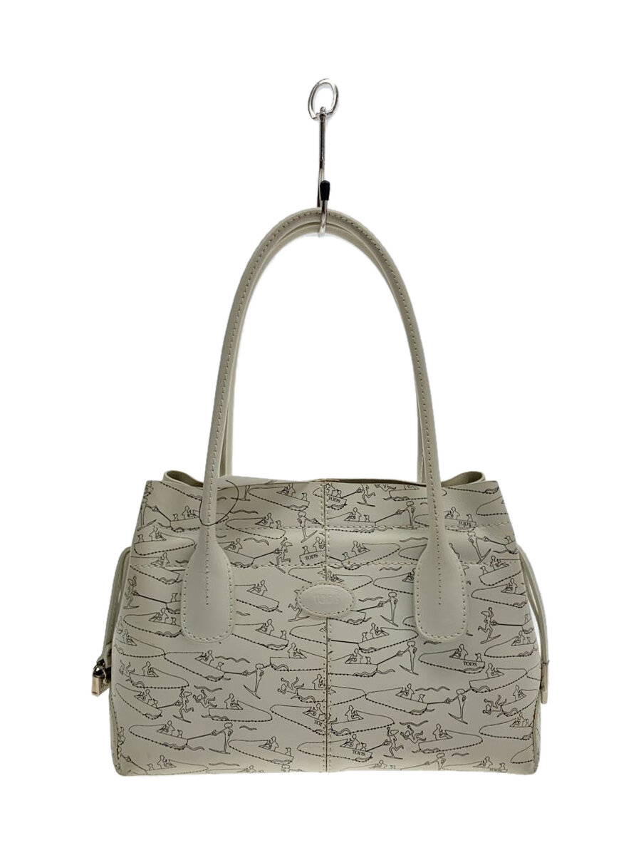 Tod's - 【中古】TOD’S◆トートバッグ/レザー/WHT/マイケルロバーツ//【バッグ】