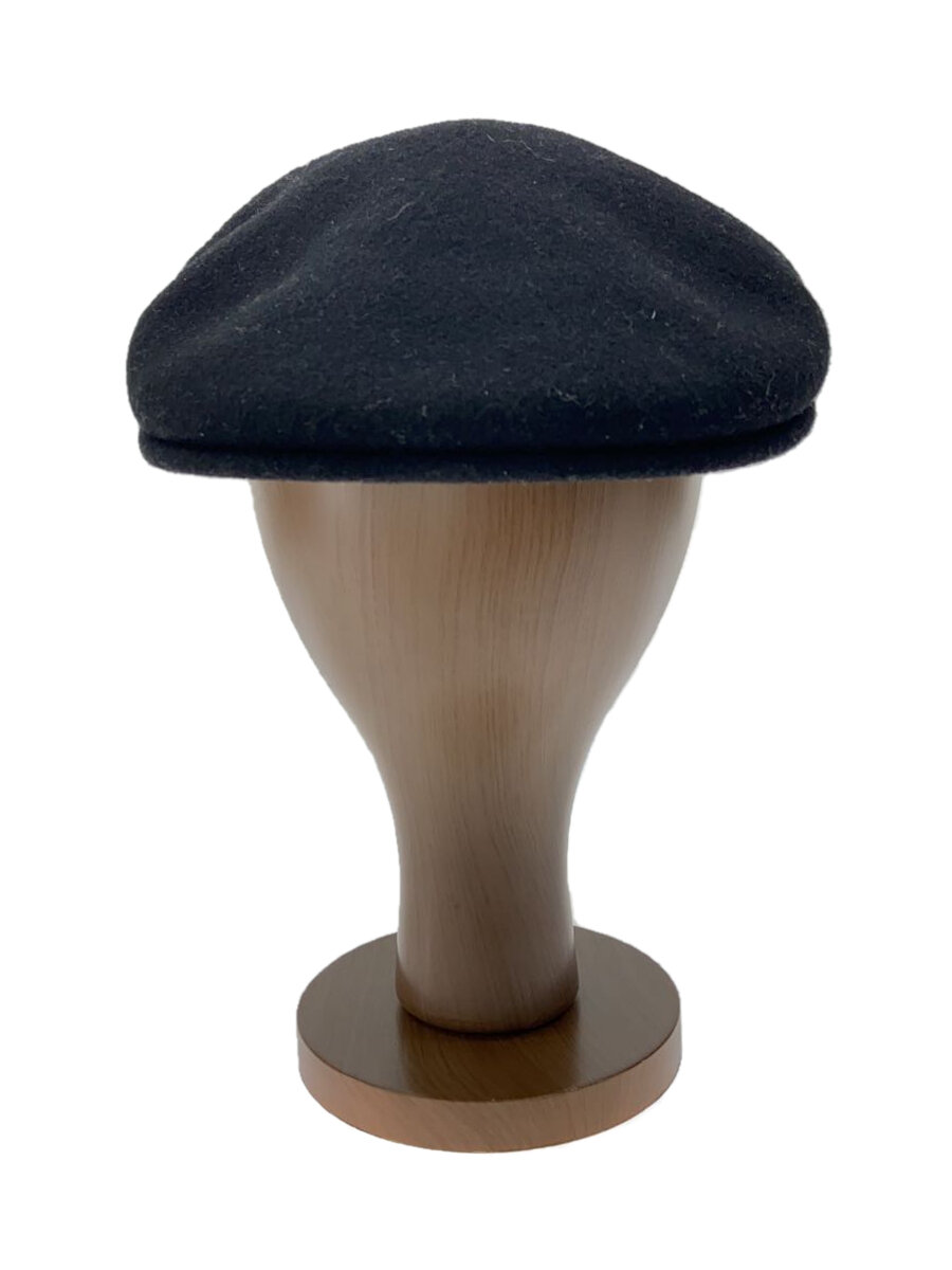 【中古】KANGOL◆ハンチング/M/ウール/BLK/メンズ/0258BC【服飾雑貨他】