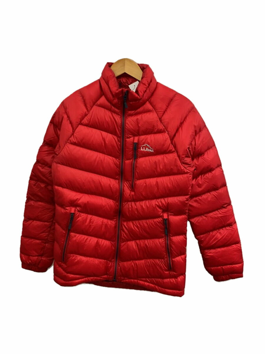 【中古】L.L.Bean◆ダウンジャケット/S/ナイロン/RED/507205【メンズウェア】