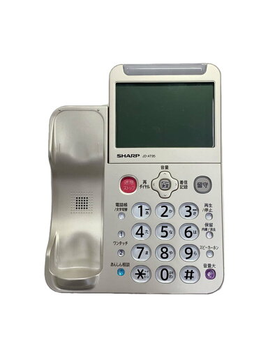 【中古】SHARP◆電話機 JD-AT95CW【家電・ビジュアル・オーディオ】 【中古】SHARP◆電話機 JD-AT95CW【家電・ビジュアル・オーディオ】