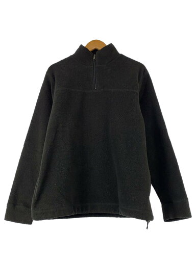 【中古】GAP◆フリースジャケット/ハーフジップ/L/ポリエステル/BLK【メンズウェア】 【中古】GAP◆フリースジャケット/ハーフジップ/L/ポリエステル/BLK【メンズウェア】