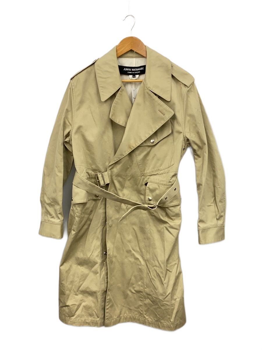 【ブランド】JUNYA WATANABE COMME des GARCONS 【ブランドカナ】ジュンヤワタナベコムデギャルソン 【型番】 【程度】B 【サイズ】XS 【メインカラー】ベージュ 【素材・生地】コットン 【キーワード】　　 2025/11/04 セカンドストリート新栄店【2069】【中古】JUNYA WATANABE COMME des GARCONS◆トレンチコート/XS/コットン ブランド JUNYA WATANABE COMME des GARCONS 型番 カラー ベージュ 柄 無地 素材・生地 コットン>色・素材について サイズ XS>サイズ表示について 実寸（cm） 【ジャケット】 肩幅：47 / 身幅：51 / 着丈：106 / 袖丈：63 / ゆき：/ 【その他】 その他サイズ：/ 商品は　セカンドストリート新栄店の店頭にて販売しております。商品に関するお問合わせは、お電話(TEL:099-213-5511)にて、問合わせ番号：2320694171083をお伝えください。 配送方法やお支払い方法に関するお問い合わせは、サポートセンターまでご連絡をお願いします。 ※お電話の対応は営業時間内のみとなります。お問い合わせフォームでお問い合わせの際はご注文番号をご記入下さい