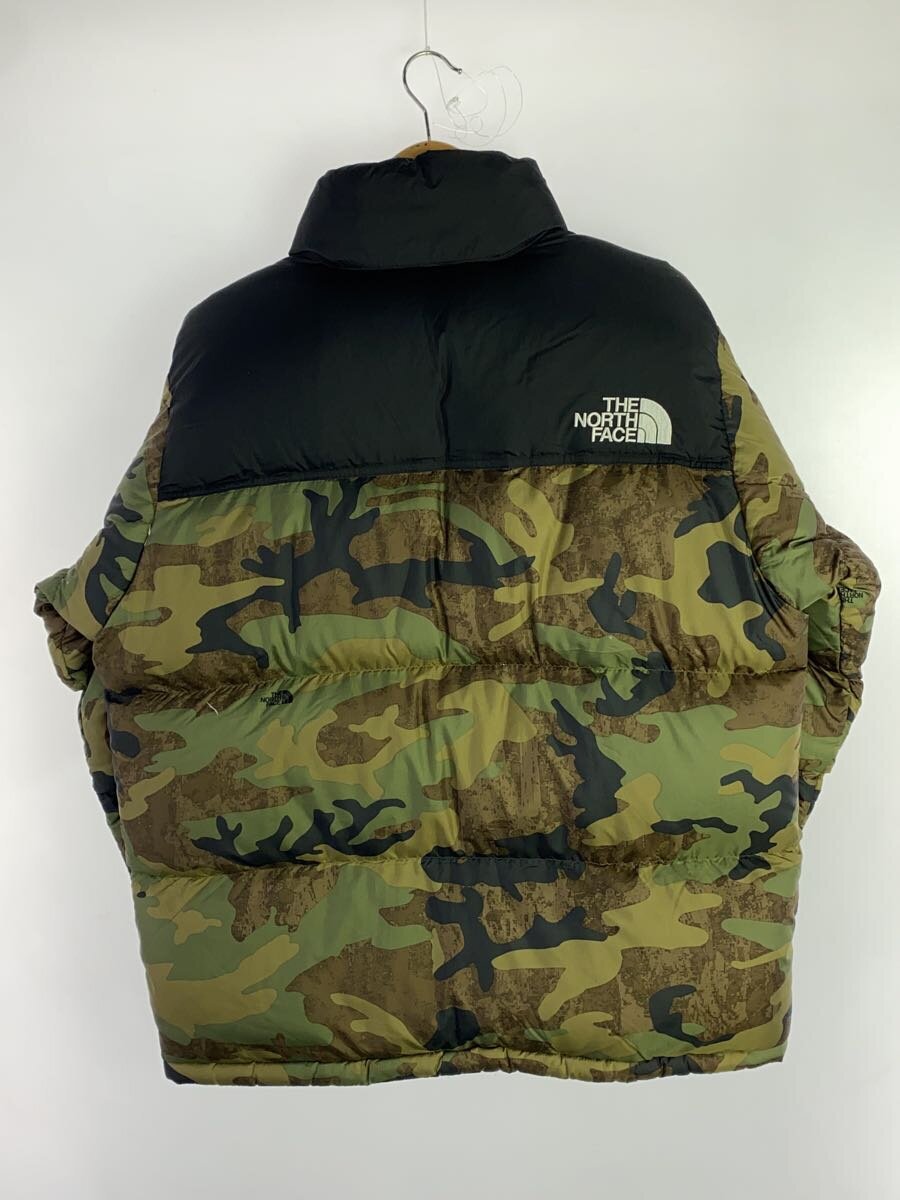 【中古】THE NORTH FACE◆NOVELTY NUPTSE JACKET_ノベルティーヌプシジャケット/XL/ナイロン/KHK/カモフラ//【メンズウェア】