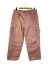 【中古】Supreme◆24AW/Washed Flight Satin Cargo Pant/ボトム/M/ナイロン/PNK【メンズウェア】