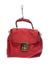 【中古】Chloe◆ハンドバッグ/レザー/RED/無地/02-12-50-65【バッグ】