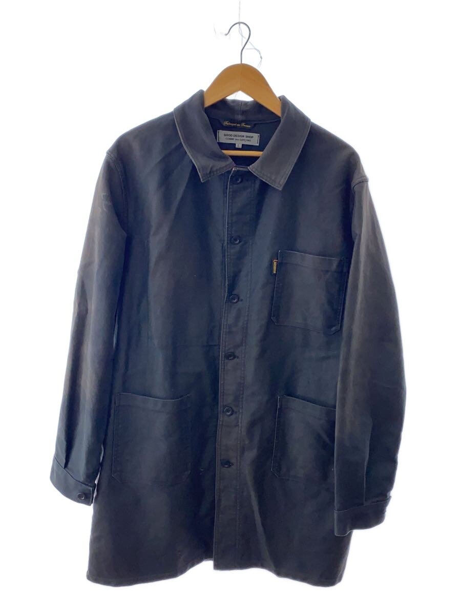 Rakuten - 【中古】COMME des GARCONS◆ジャケット/L/コットン/BLK/iq-j003【メンズウェア】