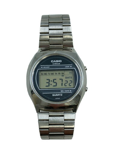 【中古】CASIO◆クォーツ腕時計/デジタル/--/BLK/SLV//【服飾雑貨他】 【中古】CASIO◆クォーツ腕時計/デジタル/--/BLK/SLV//【服飾雑貨他】