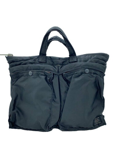 【中古】PORTER◆TANKER/トートバッグ/ナイロン/BLK/無地【バッグ】 【中古】PORTER◆TANKER/トートバッグ/ナイロン/BLK/無地【バッグ】