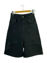 【中古】NICOLAS LEE/Drop Crotch Shorts/ボトム/XS/コットン/BLK//【メンズウェア】