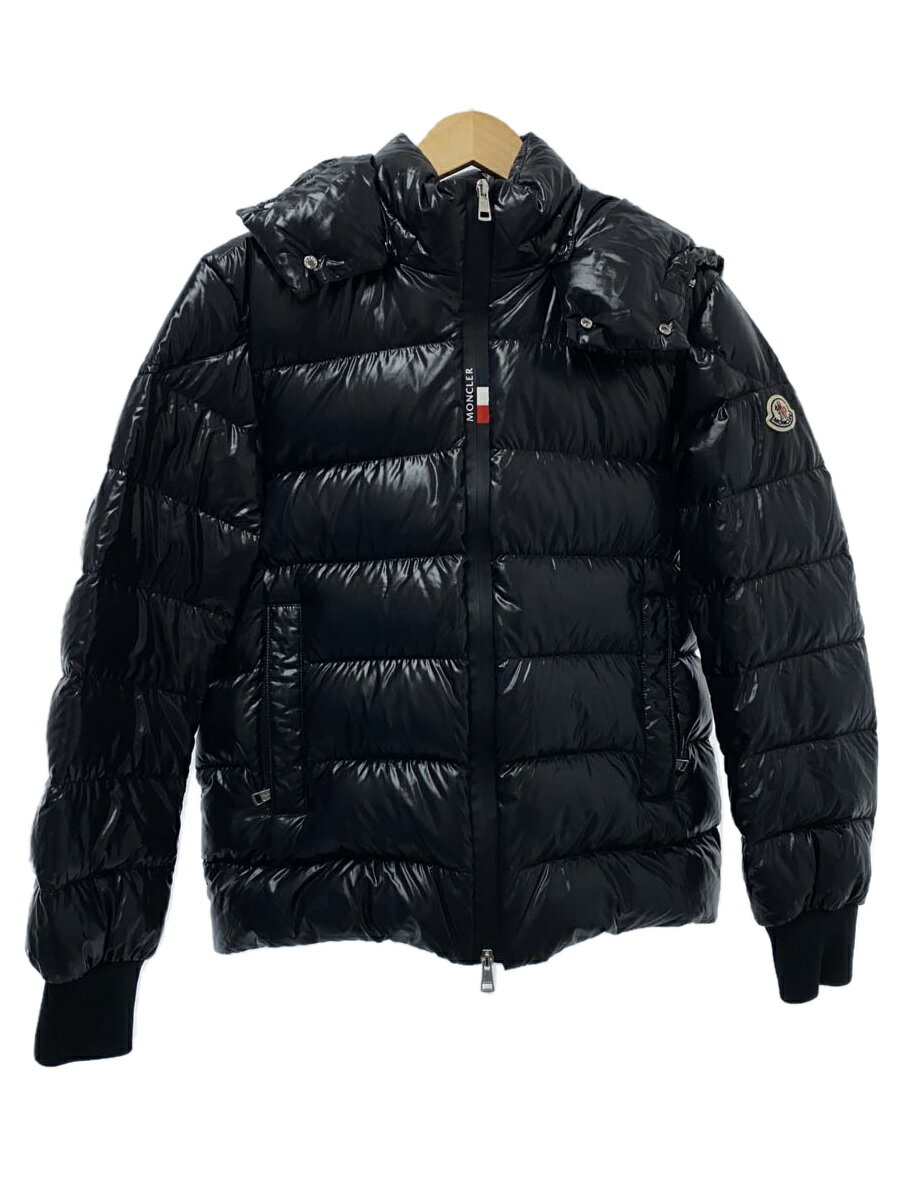 MONCLER◆21AW CUVELLIER キュベリエ/ダウンジャケット/1/ナイロン/BLK/G20911A00002