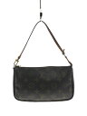 【中古】LOUIS VUITTON◆ポシェット・アクセソワール(OLD)_モノグラム_BRW/PVC/BRW【バッグ】