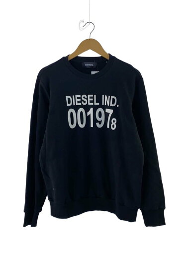 【中古】DIESEL◆スウェット/M/コットン/BLK/無地【メンズウェア】 【中古】DIESEL◆スウェット/M/コットン/BLK/無地【メンズウェア】