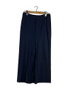 【中古】YOHJIYAMAMOTO+NOIR◆ワイドパンツ/1/ウール/NVY/無地/ND-P10-101【レディースウェア】