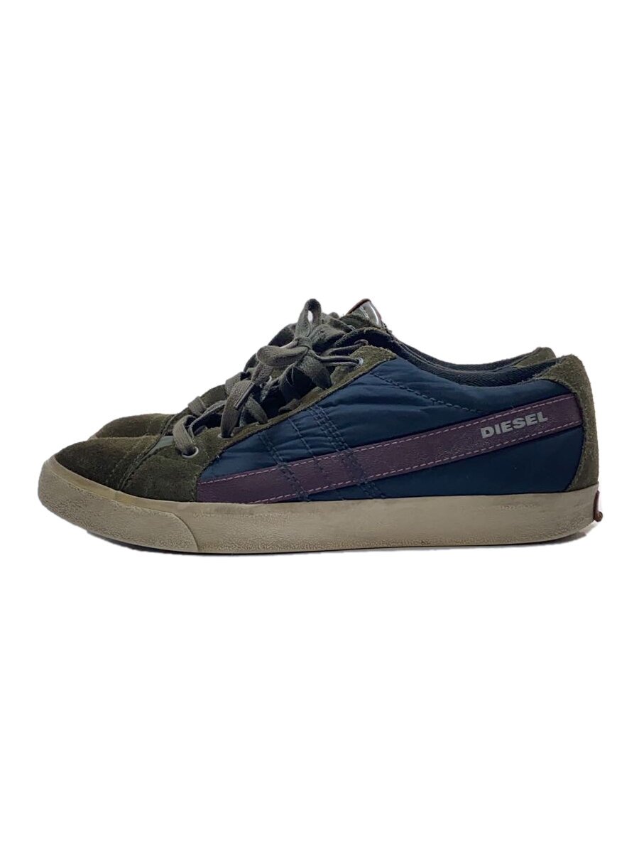 【中古】DIESEL◆ローカットスニーカー/26.5cm/KHK【シューズ】