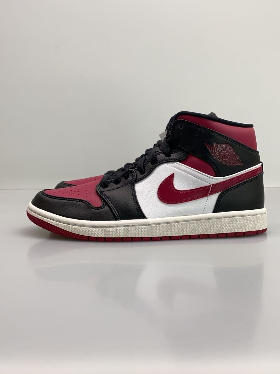 NIKE◆AIR JORDAN 1 MID/エアジョーダン 1 ミッド/ブラック/554724-066/26.5cm/BL