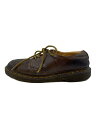 【中古】Dr.Martens◆イングランド製/4ホール/シューズ/--/BRW/スレ有【シューズ】