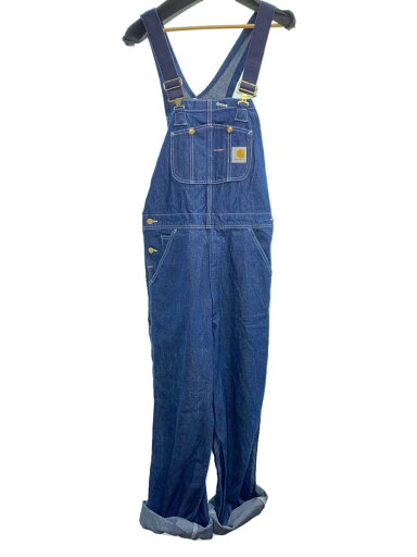 【中古】Carhartt◆オーバーオール/32/コットン/IDG/無地【メンズウェア】 【中古】Carhartt◆オーバーオール/32/コットン/IDG/無地【メンズウェア】