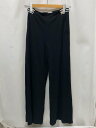 【中古】WEEKEND PANTイージーワイドパンツボトム/36/ウール/BLK/BD2021-2M-56【レディースウェア】