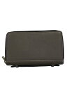 【中古】COACH◆長財布/グレー/無地/レディース【服飾雑貨他】