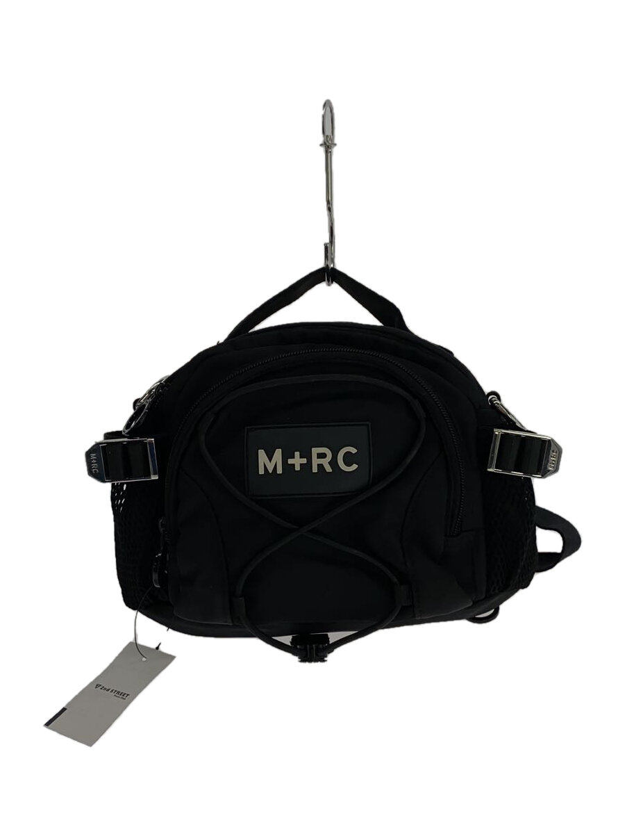 【中古】M+RC NOIR◆ウエストバッグ/ナイロン/BLK/無地【バッグ】