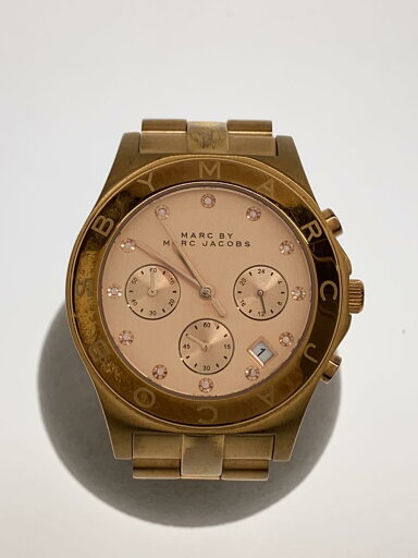 【中古】MARC BY MARC JACOBS◆クォーツ腕時計/アナログ/GLD/GLD/MBM3102【服飾雑貨他】 【中古】MARC BY MARC JACOBS◆クォーツ腕時計/アナログ/GLD/GLD/MBM3102【服飾雑貨他】