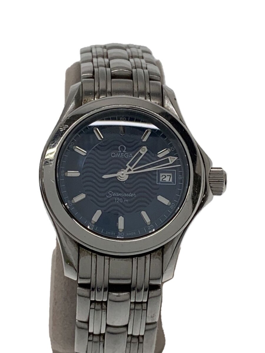 Other - 【中古】OMEGA◆Seamaster 120m/クォーツ腕時計/アナログ/ステンレス/NVY/SLV【服飾雑貨他】