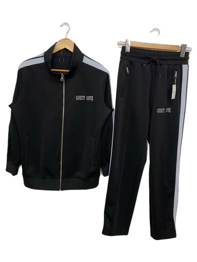 【中古】GUILTY GUYS◆セットアップ/L/ポリエステル/BLK/パンツ尻ダメージ有【メンズウェア】 【中古】GUILTY GUYS◆セットアップ/L/ポリエステル/BLK/パンツ尻ダメージ有【メンズウェア】