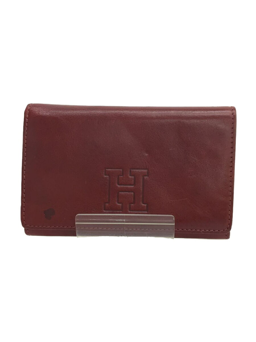 【中古】HIROFU◆2つ折り財布/レザー/BRD/レディース【服飾雑貨他】