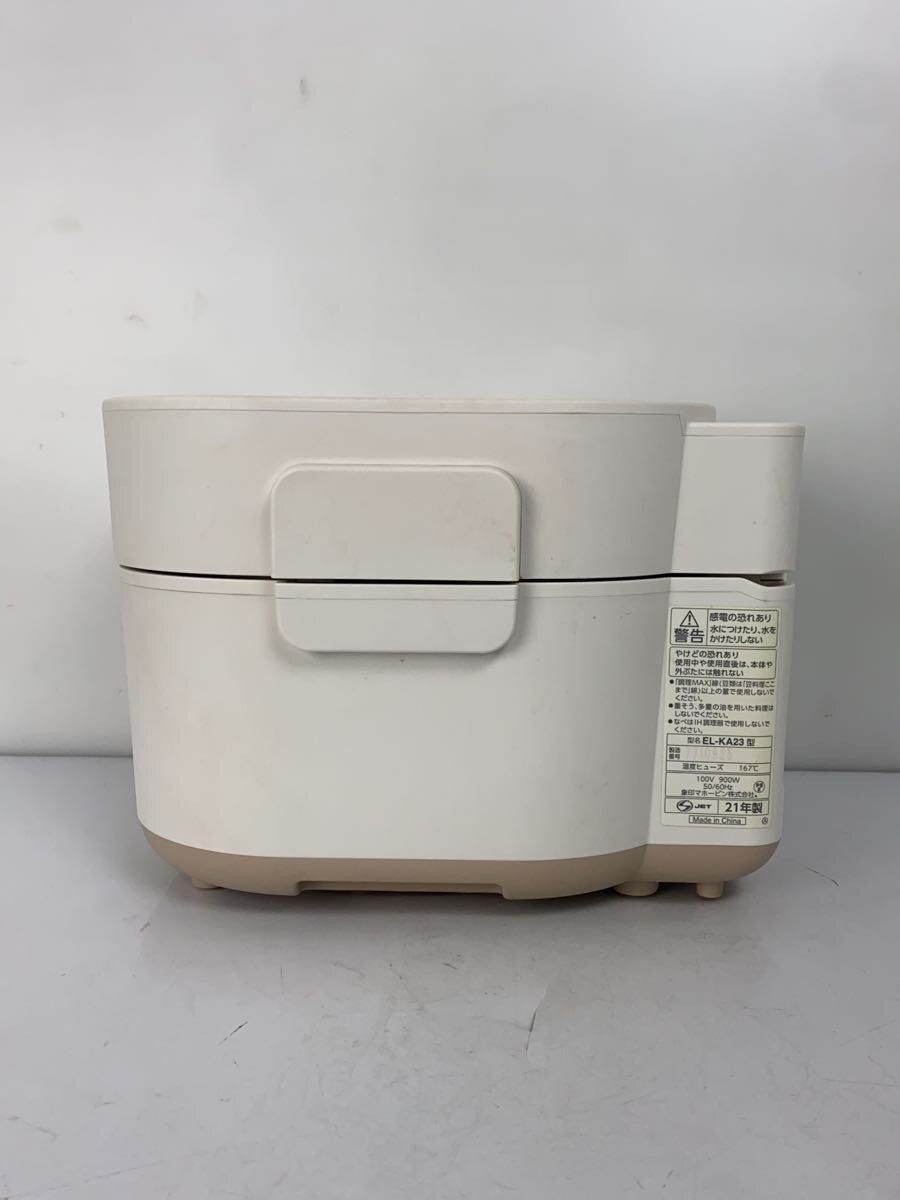 【中古】ZOJIRUSHI◆電気調理鍋 STAN. EL-KA23/ホワイト//【家電・ビジュアル・オーディオ】 jumblestore-37355972 2nd STREET 楽天市場店 サンプル画像2