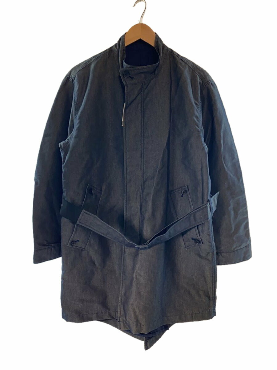 【中古】FRANKLIN TAILORED◆USED加工/スタンドカラーコート/3/ナイロン/IDG/90SC1//【メンズウェア】
