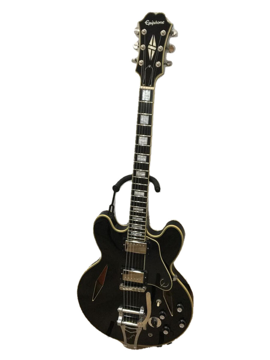 【中古】Epiphone◆ES-355 EB Shinichi Ubukata/エレアコ/黒系/6弦【楽器】