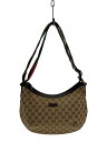 【中古】GUCCI◆ショルダーバッグ/キャンバス/BRW/総柄【バッグ】