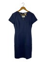 【中古】BROOKS BROTHERS◆半袖ワンピース/6/ウール/NVY/tollegno 1900【レディースウェア】(4)