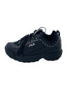 【中古】FILA◆ローカットスニーカー/24.5cm/BLK/FS1HTB1092X-BBK【シューズ】