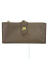 【中古】IL BISONTE◆長財布/牛革/BEG/レディース/54-1-54192304140/ガマ口/【服飾雑貨他】(4)