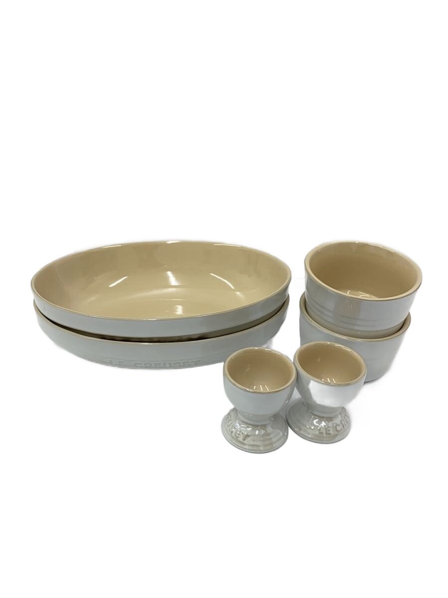 LE CREUSETル・クルーゼ ペアテーブルセット LE CREUSET(ル・クルーゼ) ペア・テーブルウェア・セット ホワイト